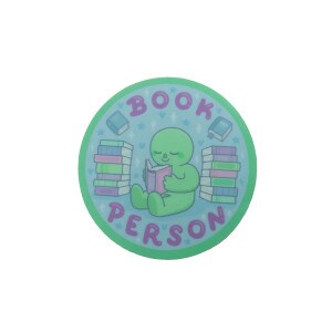 Book Person Vinyl Sticker